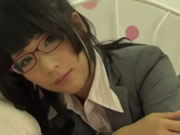 眼鏡娘 北見えり OL制服誘惑